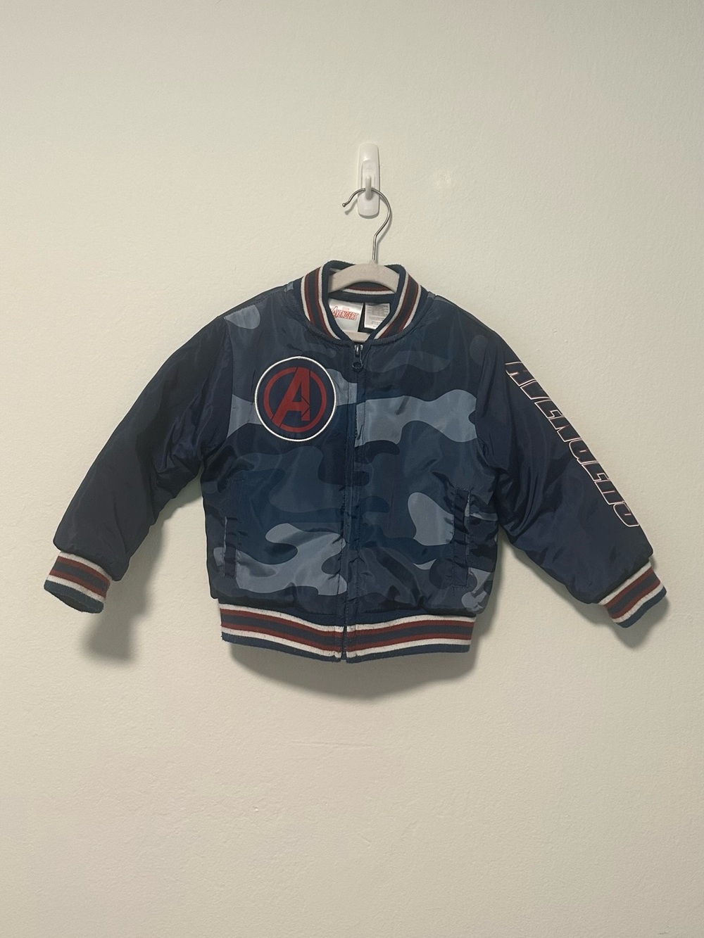 Marvel Avengers Navy Camo Jacket 3T